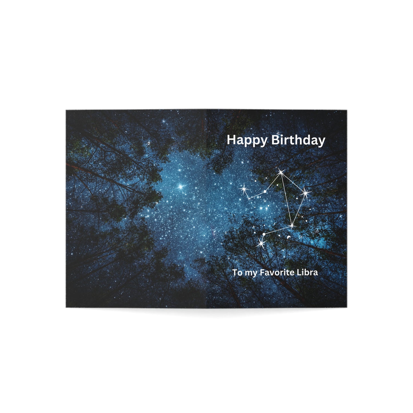 Libra Birthday Card